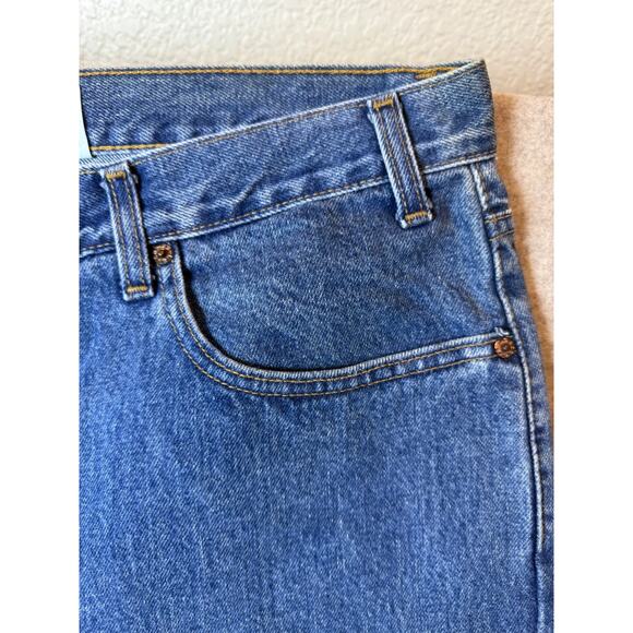 Levi's 550 Red Tab Jeans 40 x 34 Relaxed Fit NEW Tags Medium Wash Vtg Canada - Picture 3 of 6